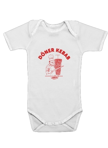  doner kebab for Baby short sleeve onesies