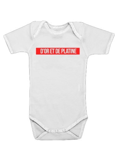  Dor et de platine for Baby short sleeve onesies