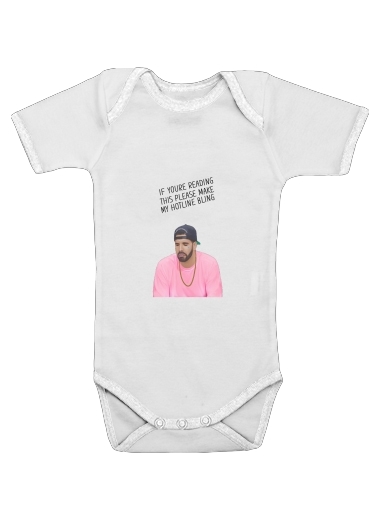  Drake Bling Bling for Baby short sleeve onesies