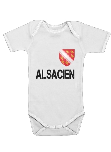 Onesies Baby Drapeau alsacien Alsace Lorraine
