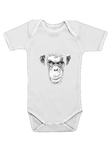  Evil Monkey for Baby short sleeve onesies