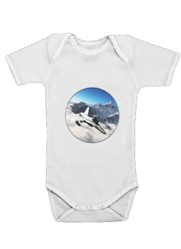  F-18 Hornet for Baby short sleeve onesies