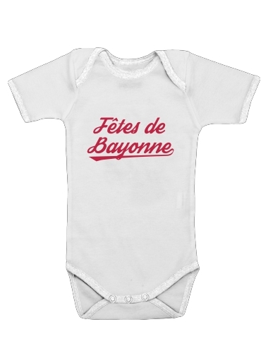  Fetes de Bayonne for Baby short sleeve onesies