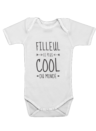  Filleul le plus cool for Baby short sleeve onesies