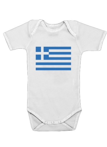  Greece flag for Baby short sleeve onesies