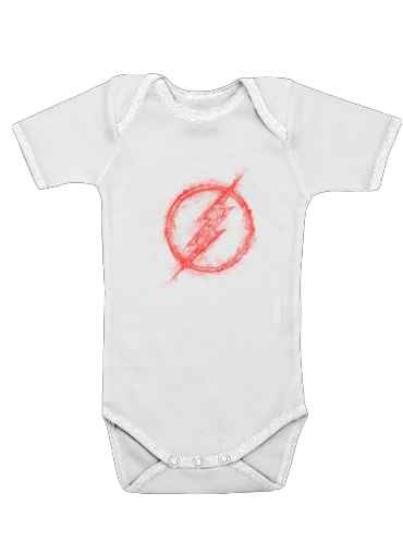 Baby short sleeve onesies for Flash Smoke