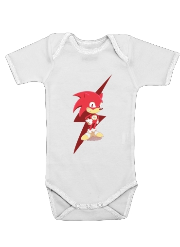  Flash The Hedgehog for Baby short sleeve onesies
