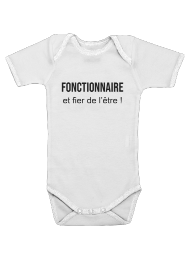  Fonctionnaire et fier de letre for Baby short sleeve onesies