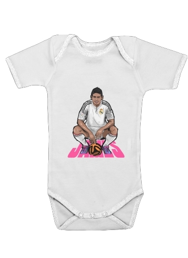 Onesies Baby Football Stars: James Rodriguez - Real Madrid