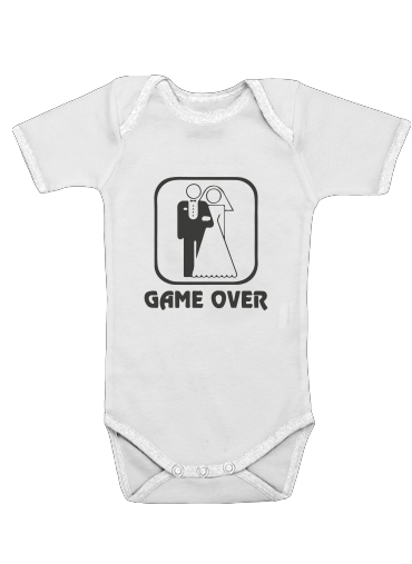  Game OVER Wedding for Baby short sleeve onesies