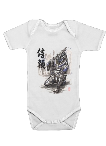  Garrus Vakarian Mass Effect Art for Baby short sleeve onesies