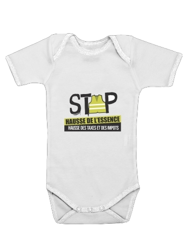  Gilet Jaune Stop aux taxes for Baby short sleeve onesies