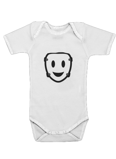  Happy Mask High Rise invasion for Baby short sleeve onesies