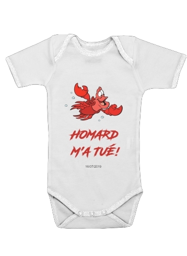  Homard ma tue for Baby short sleeve onesies