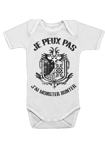  I cant i have to play to Monster Hunter for Baby short sleeve onesies