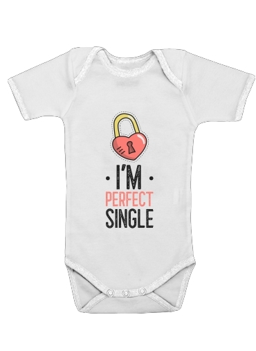  Im perfect single for Baby short sleeve onesies