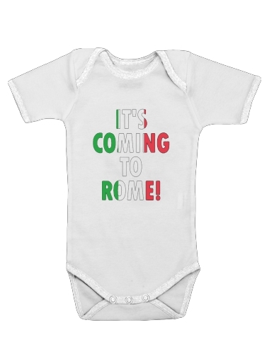  Its coming to Rome for Baby short sleeve onesies