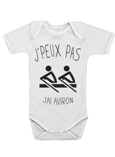  Je peux pas jai Aviron for Baby short sleeve onesies