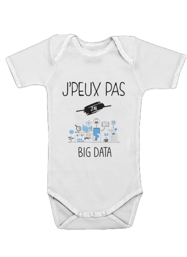  Je peux pas jai Big Data for Baby short sleeve onesies