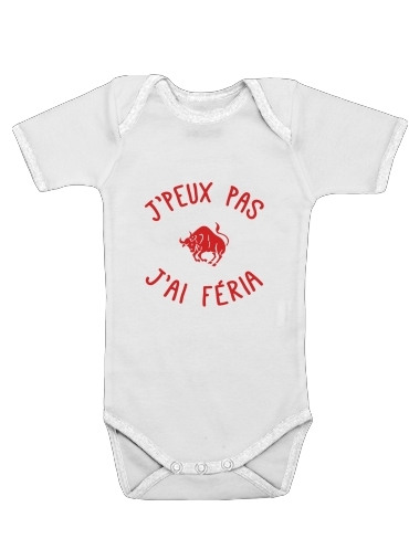  Je peux pas jai feria for Baby short sleeve onesies