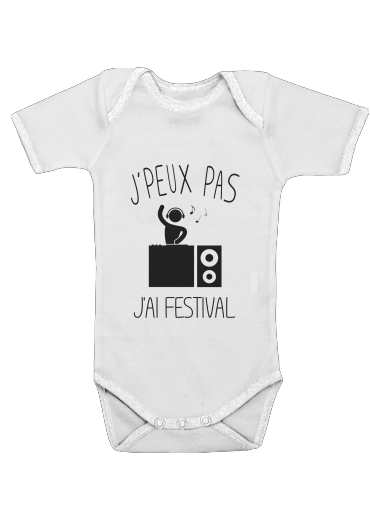  Je peux pas jai festival for Baby short sleeve onesies