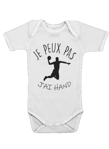  Je peux pas jai handball for Baby short sleeve onesies