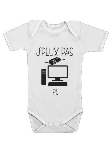  Je peux pas jai PC for Baby short sleeve onesies