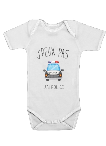  Je peux pas jai Police for Baby short sleeve onesies