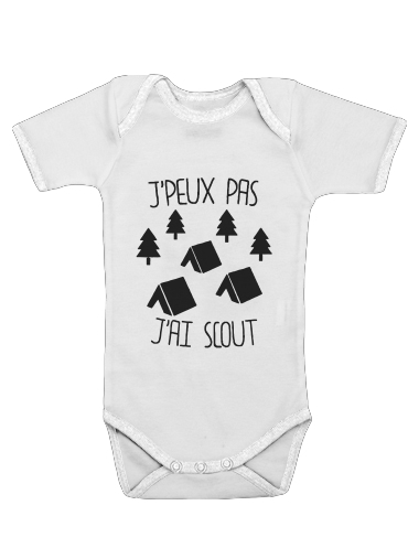  Je peux pas jai scout for Baby short sleeve onesies