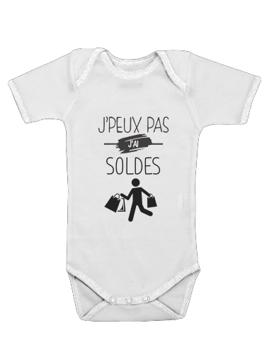  Je peux pas jai soldes for Baby short sleeve onesies