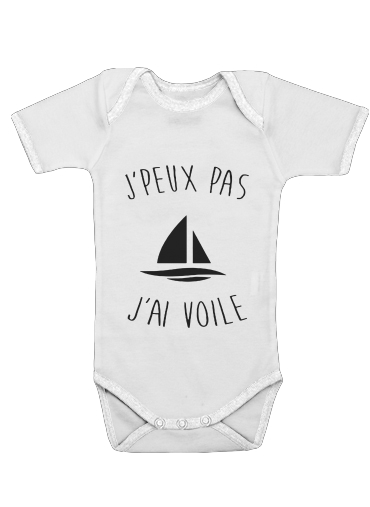  Je peux pas jai voile for Baby short sleeve onesies