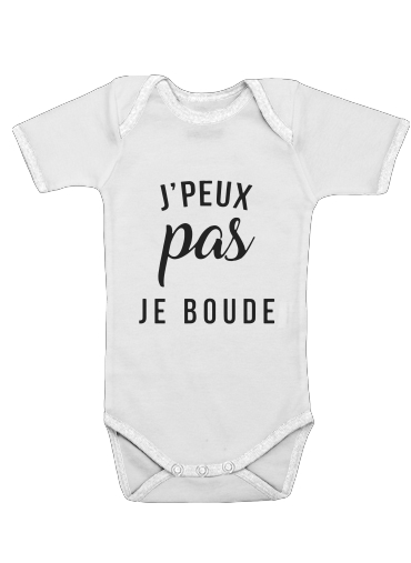  Je peux pas je boude for Baby short sleeve onesies