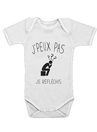  Je peux pas je reflechis for Baby short sleeve onesies