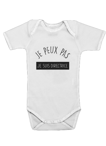  Je peux pas je suis directrice for Baby short sleeve onesies