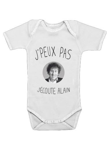  Je peux pas jecoute Alain Souchon for Baby short sleeve onesies