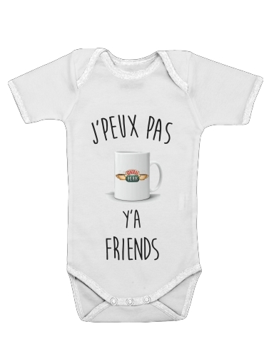  Je peux pas ya Friends for Baby short sleeve onesies