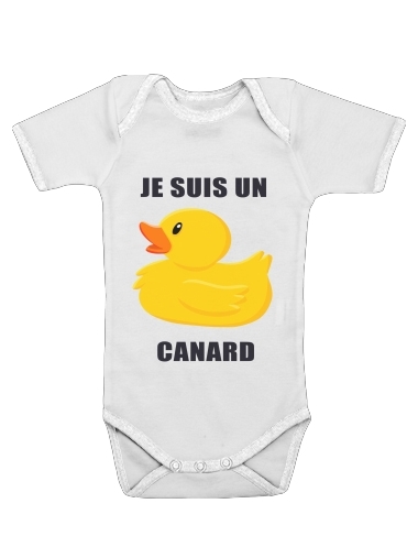  Je suis un canard for Baby short sleeve onesies