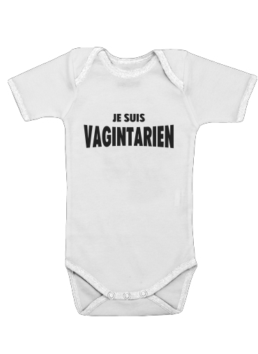  Je suis vagintarien for Baby short sleeve onesies
