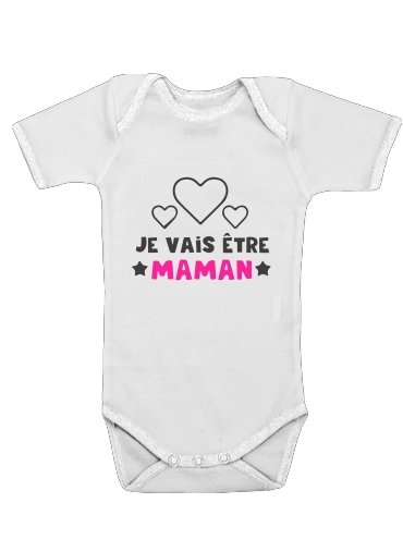  Je vais etre maman for Baby short sleeve onesies
