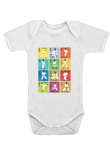  Karate techniques for Baby short sleeve onesies
