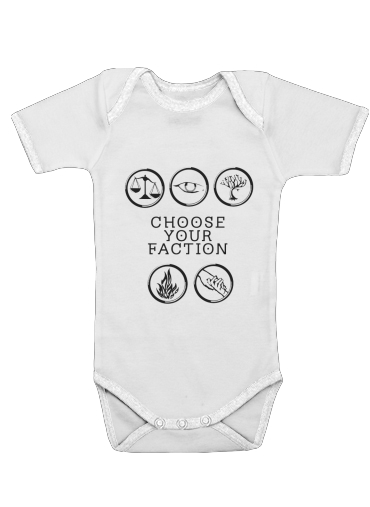  Keep Calm Divergent Faction for Baby short sleeve onesies