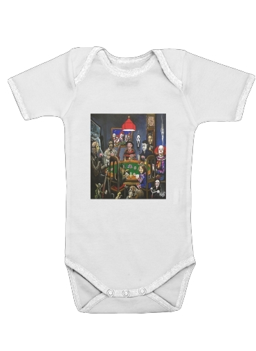  Killing Time with card game horror for Baby short sleeve onesies