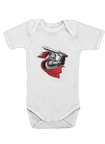  Knight with red cap for Baby short sleeve onesies