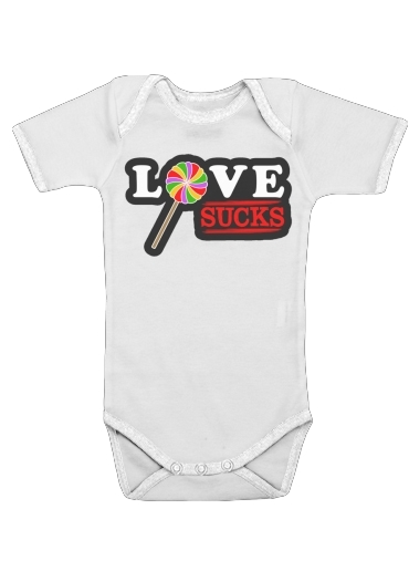  Love Sucks for Baby short sleeve onesies