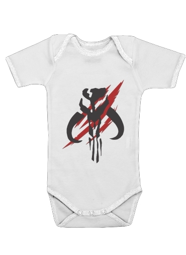 Onesies Baby Mandalorian symbol