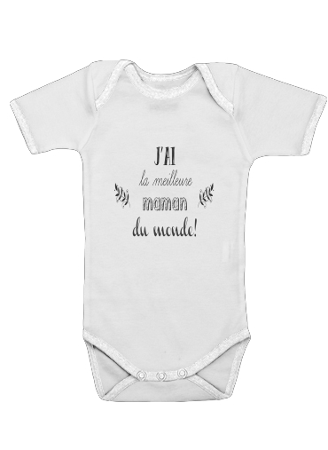  Meilleure maman du monde for Baby short sleeve onesies