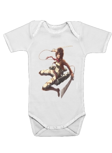  Mikasa Titan for Baby short sleeve onesies