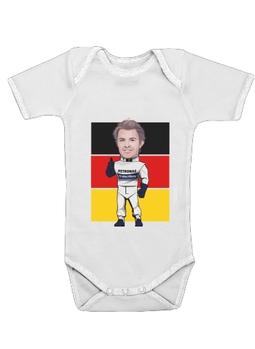 Onesies Baby MiniRacers: Nico Rosberg - Mercedes Formula One Team