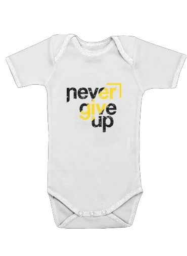  Never Give Up for Baby short sleeve onesies