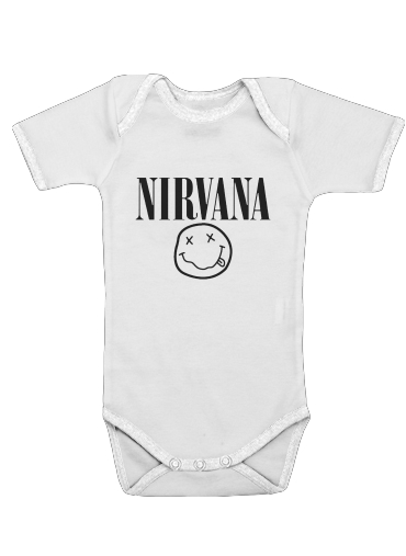  Nirvana Smiley for Baby short sleeve onesies